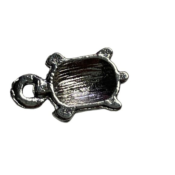 Turtle Pendant Silver Tone Charm Bracelet Necklace Jewelry Craft Dangle c Nautic - Picture 2 of 2